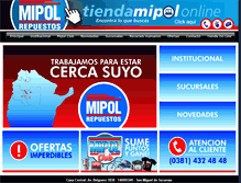 Tablet Screenshot of mipolrepuestos.com